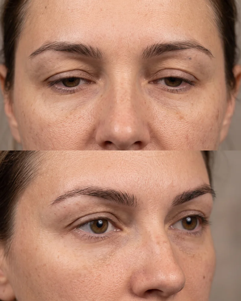 Vorher Nachher Browlift Botox Dresden