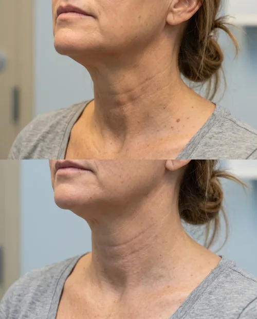 Platysma Botox Vorher Nachher Ergebnis