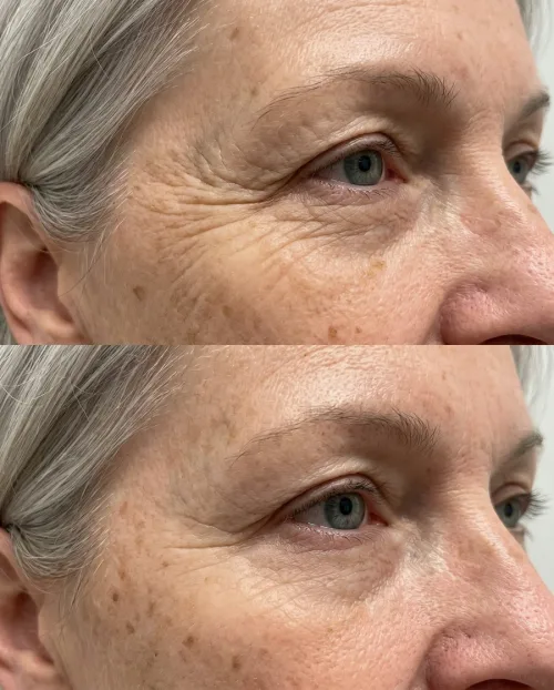 Botox Krähenfüße Dresden Ergebnis