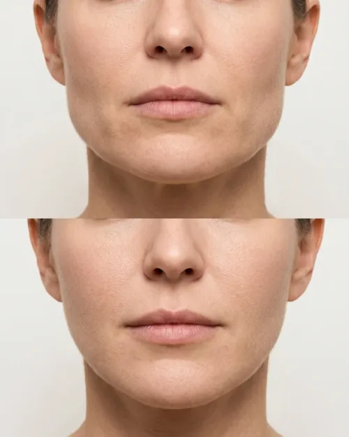 Vorher Nachher Masseter Botox Dresden