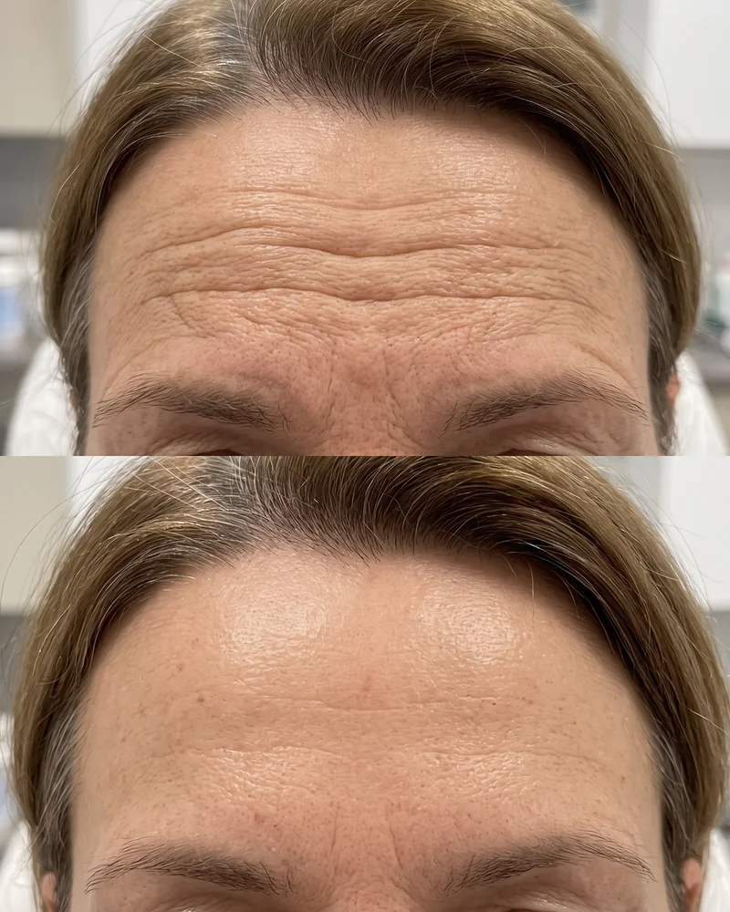 Botox Stirnfalten Ergebnis Vorher Nachher