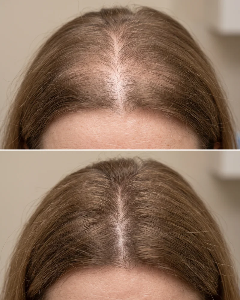 Vorher Nachher Hairfiller Haarbehandlung Dresden
